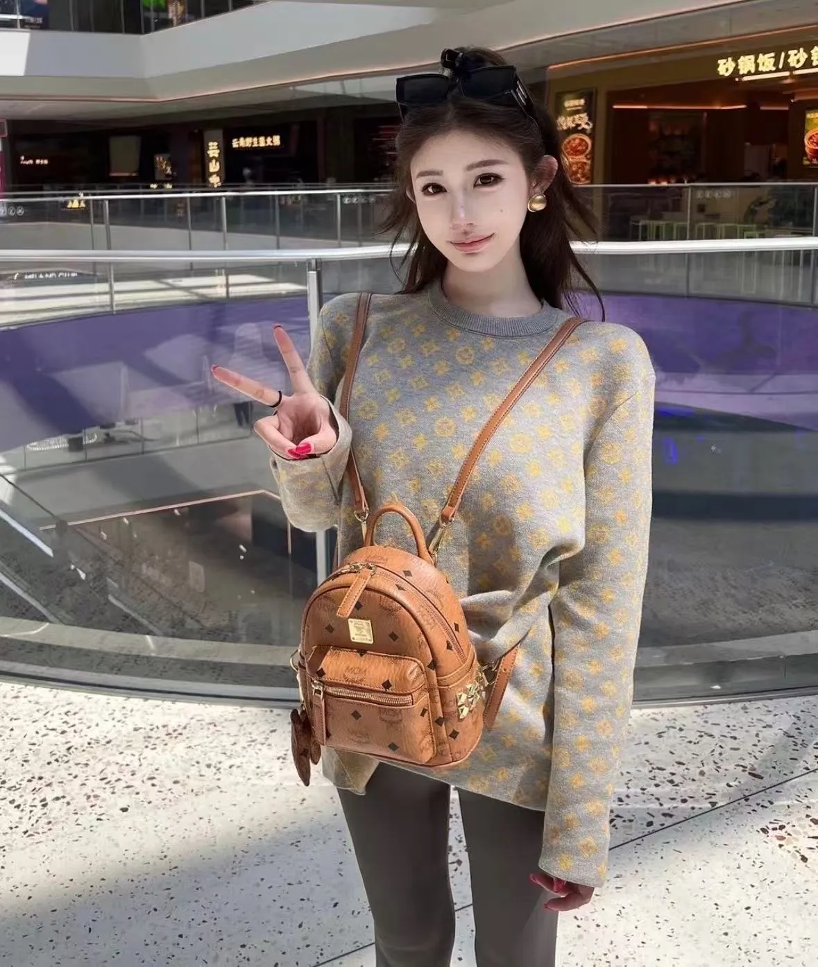 Louis Vuitton/Louis Vuitton jacquard jacquard sweater